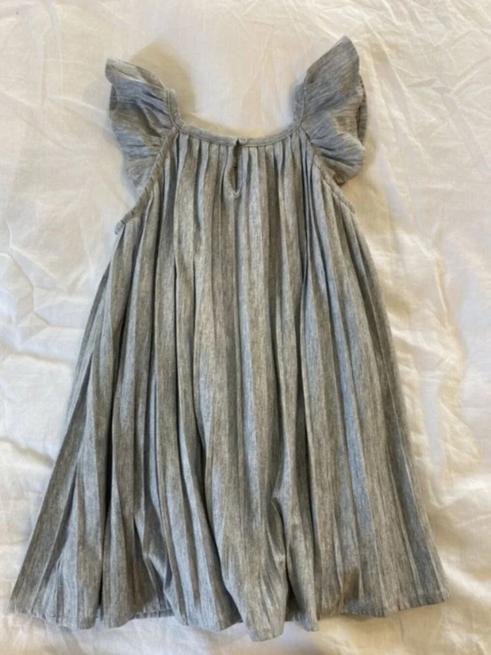 Gap Sparkly Grey Pleated Dress